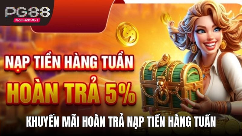 Khuyến mãi hoàn trả dựa trên tổng tích lũy nạp trong tuần